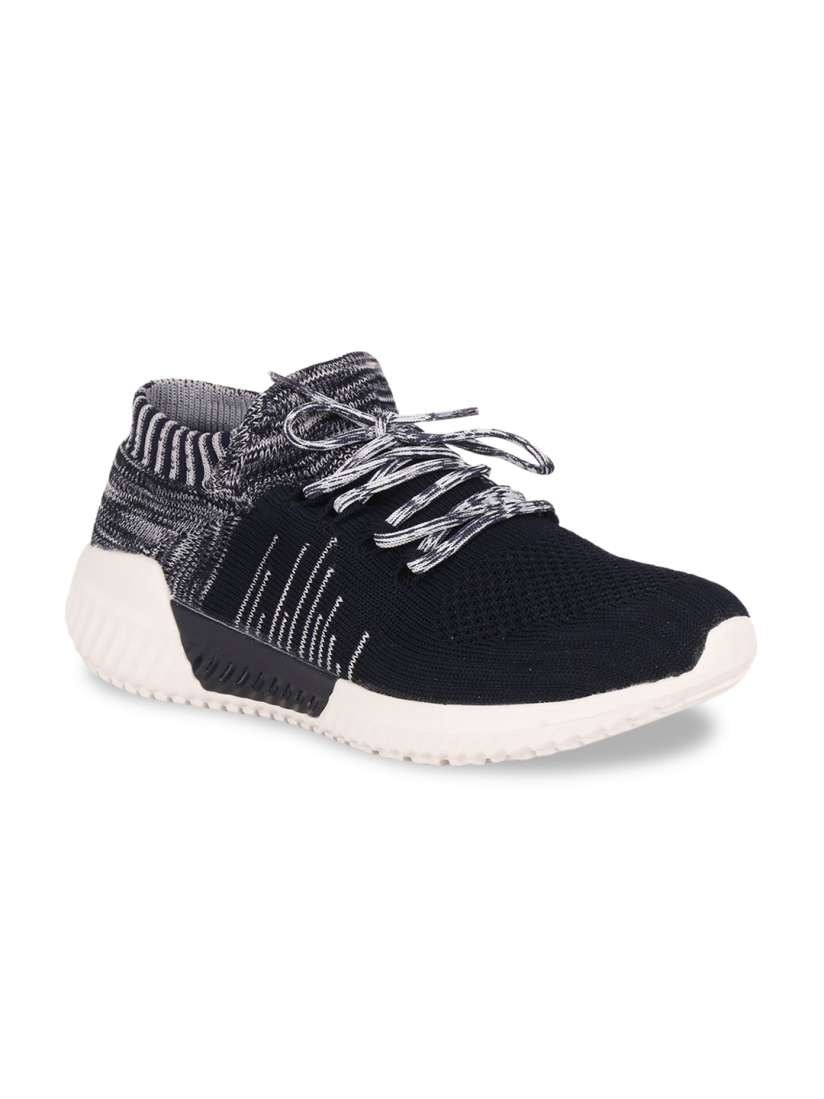 Buy Columbus Men Black Mesh Mid Top KnitFly 01 Running Shoes Sports Shoes for Men 12191746 Myntra