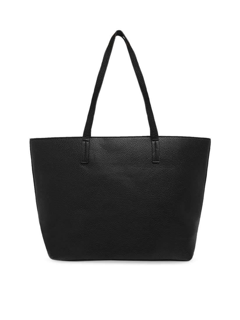 Buy Satchel Bags Black Solid Shoulder Bag Handbags for Women 12211476 Myntra