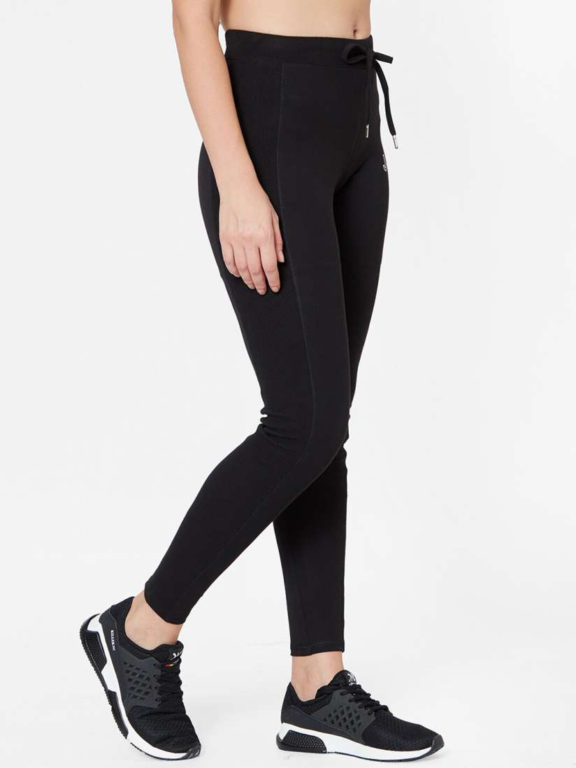 Skinny black track pants clearance