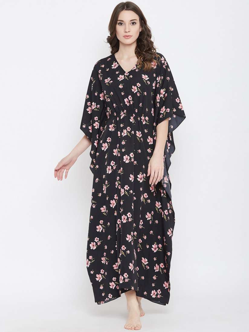 Buy Uptownie Lite Women Kaftan Nighty Nightdress for Women 12402258 Myntra