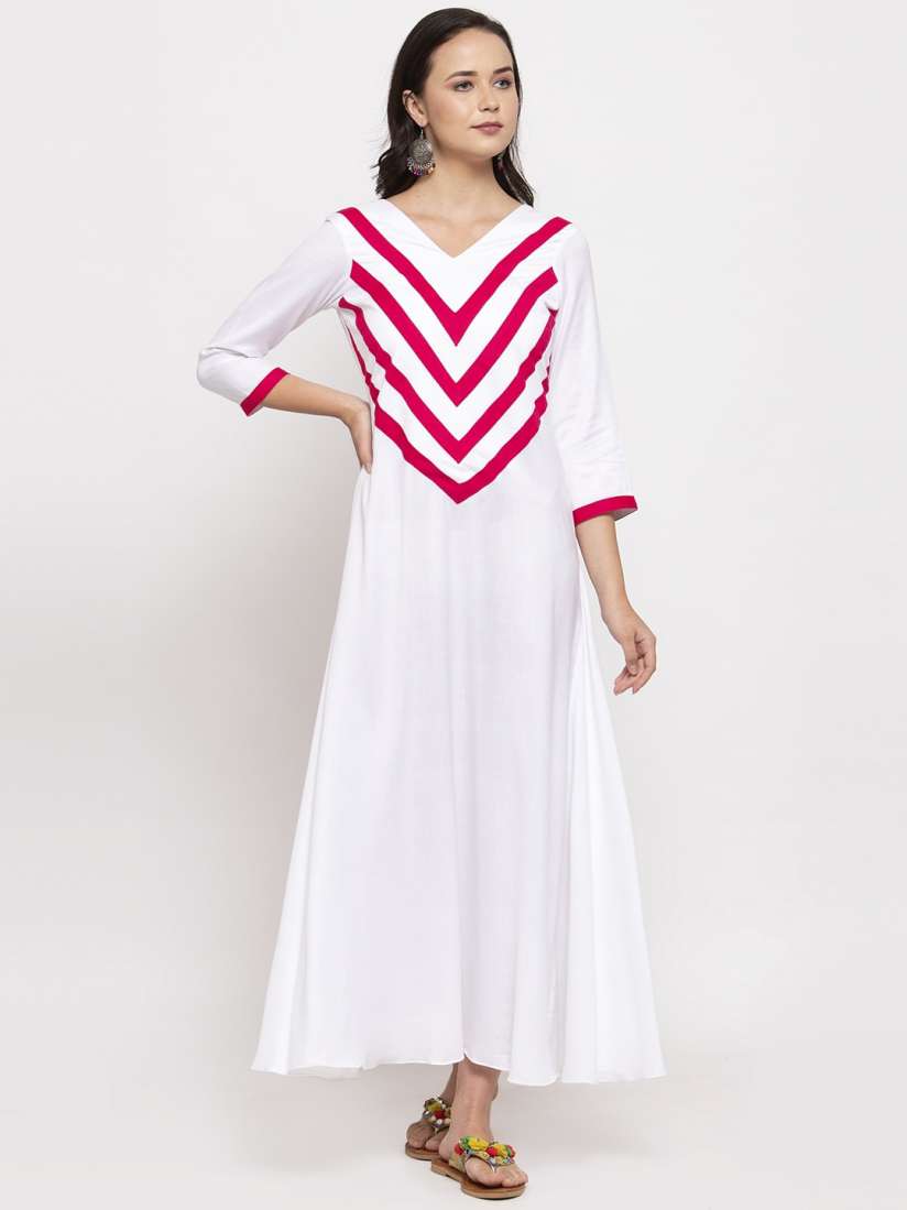Buy DUGRI BE THE ONE Women White Dress Dresses for Women 13404664 Myntra