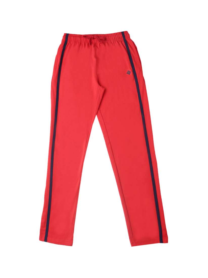 Boys red track pants shop