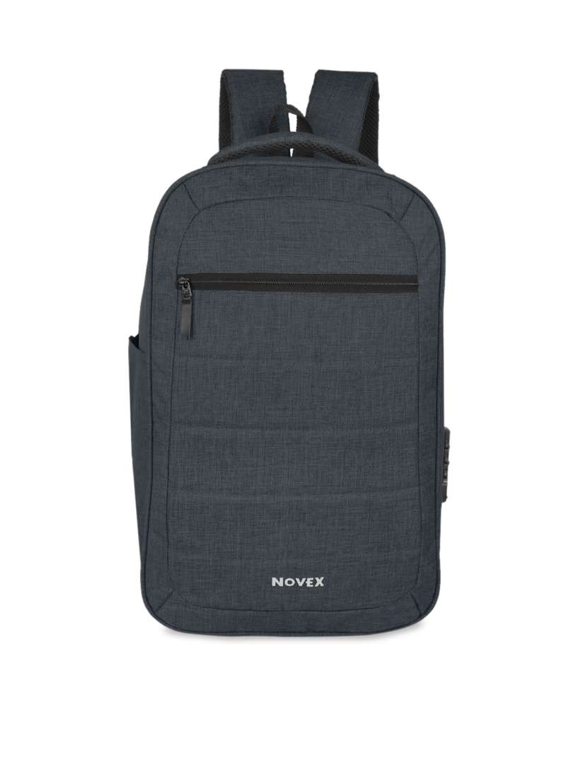 Buy NOVEX Unisex Grey Solid Casual Laptop Backpack Laptop Bag for Unisex 13402412 Myntra