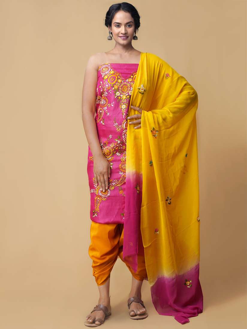 Unnati silk dress material new arrivals
