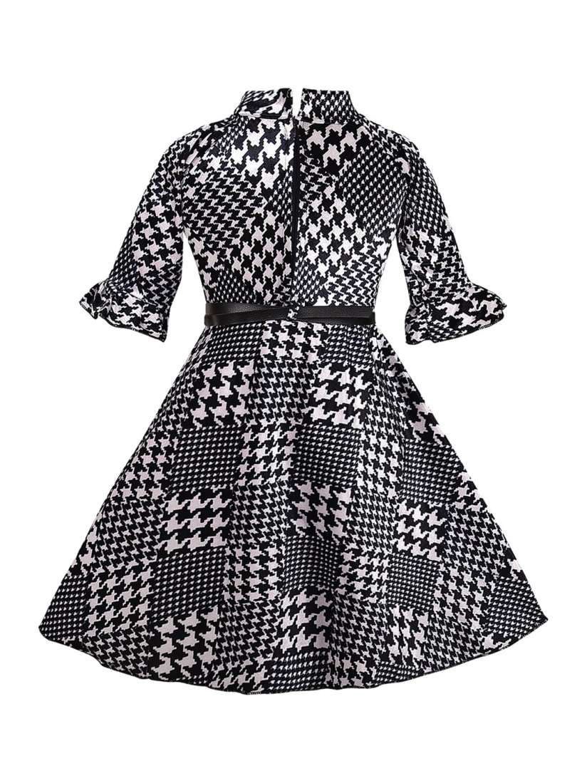 Wish black and white dress top