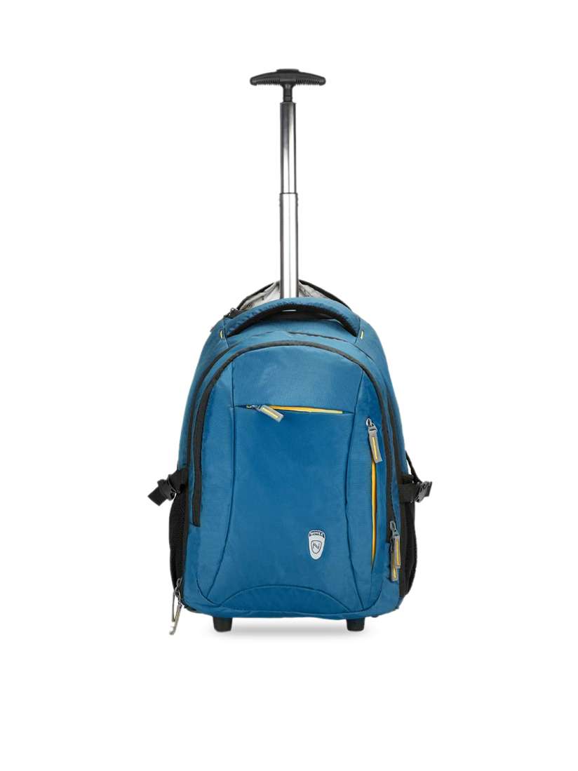 Buy NOVEX Unisex Teal Green Black Solid 15.6 Inch Trolley Laptop Backpack Backpacks for Unisex 13410210 Myntra