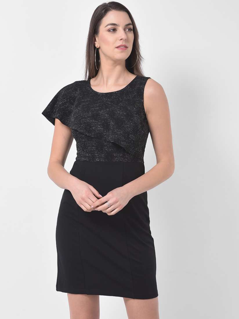 Buy Latin Quarters Women Black Self Design Bodycon Dress Dresses for Women 13466270 Myntra