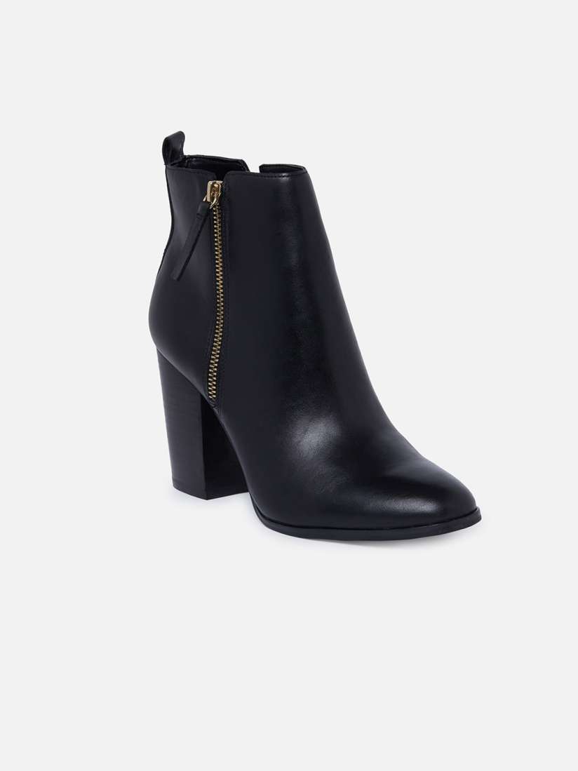 Buy ALDO Women Black Solid Heeled Boots Boots for Women 13324522 Myntra