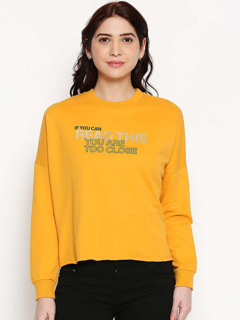 Yellow honey sweatshirt cheap