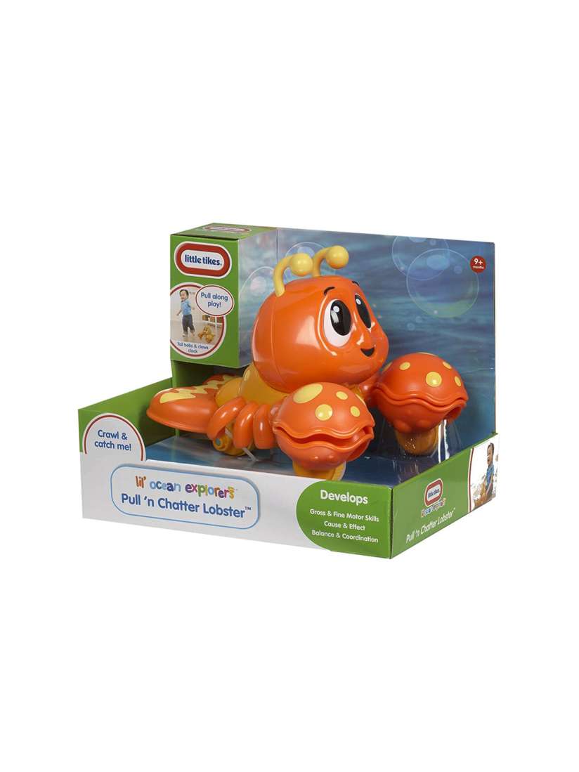 Buy Little Tikes Kids Orange Yellow Pull n Chatter Lobster Toy Action Figures and Toys for Unisex Kids 13373720 Myntra