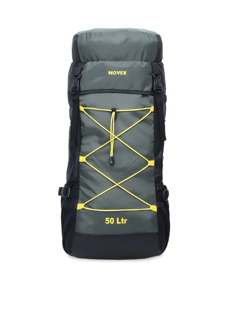 Buy NOVEX Unisex Grey Black Solid Rucksack Rucksacks for Unisex 13390872 Myntra