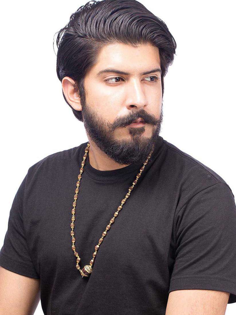 Voylla mens rudraksha chain on sale