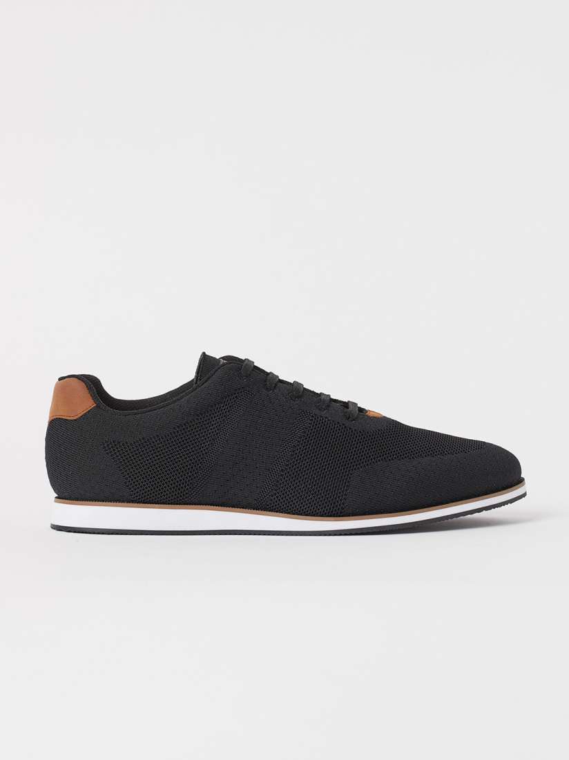 Buy H M Men Black Fully Fashioned Trainers Casual Shoes for Men 13652814 Myntra