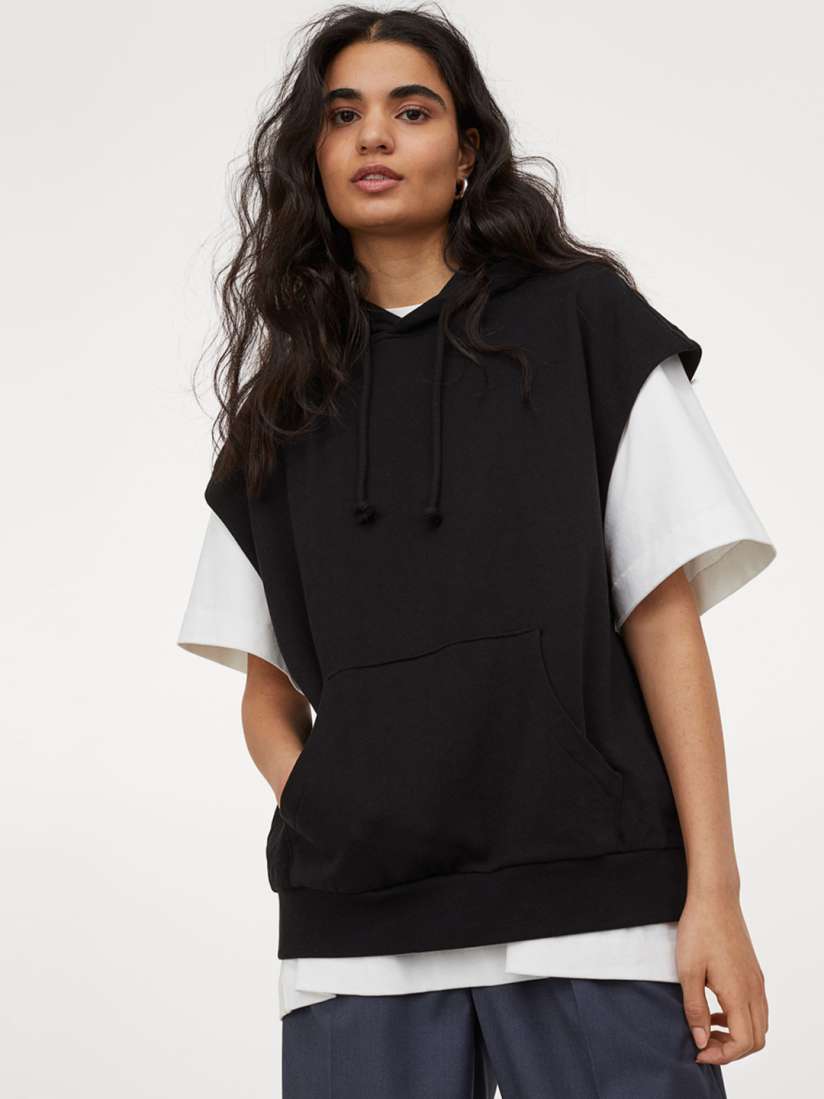 H&m sleeveless hoodie new arrivals