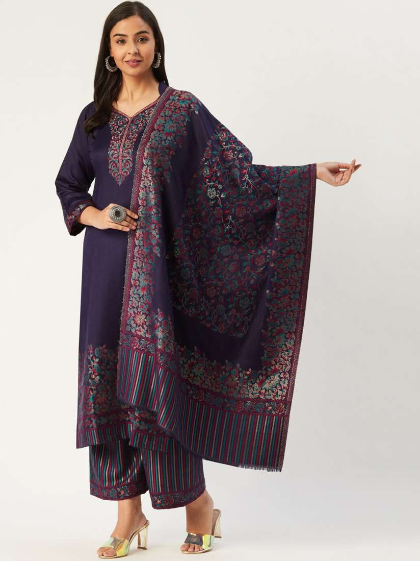 Unstitched suits myntra on sale