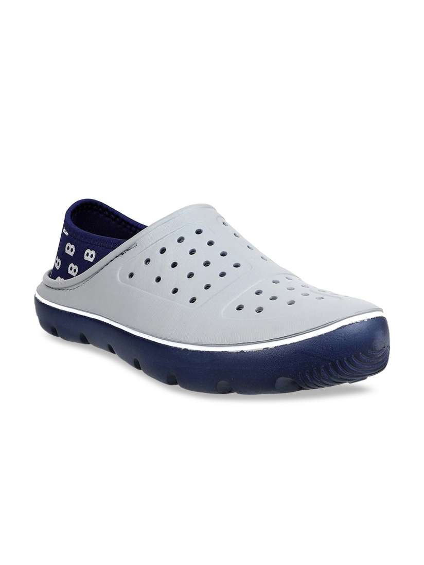 Buy Bonkerz Men Grey Solid Perforated Clogs Sports Sandals for Men 13716822 Myntra