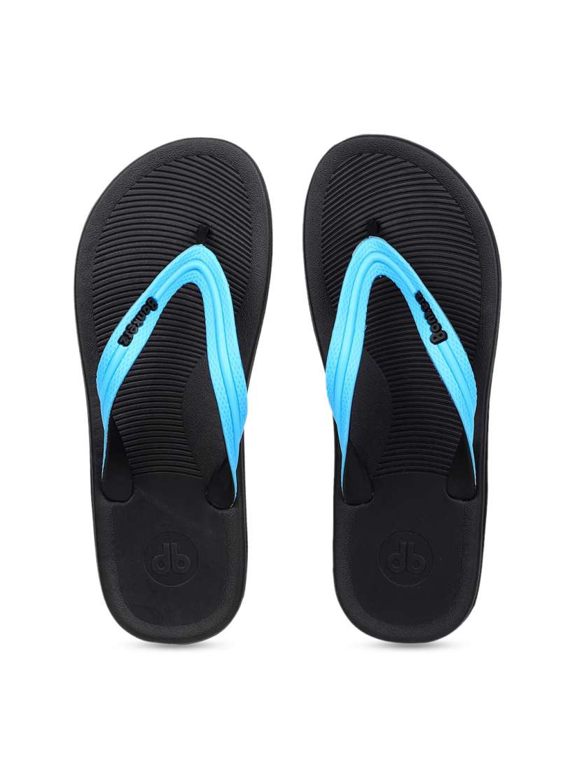 Buy Bonkerz Men Blue Solid Thong Flip Flops Flip Flops for Men 13717300 Myntra
