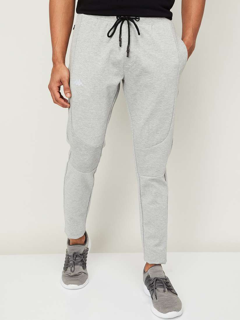 Buy Kappa Men Grey Solid Track Pants Track Pants for Men 13576012 Myntra