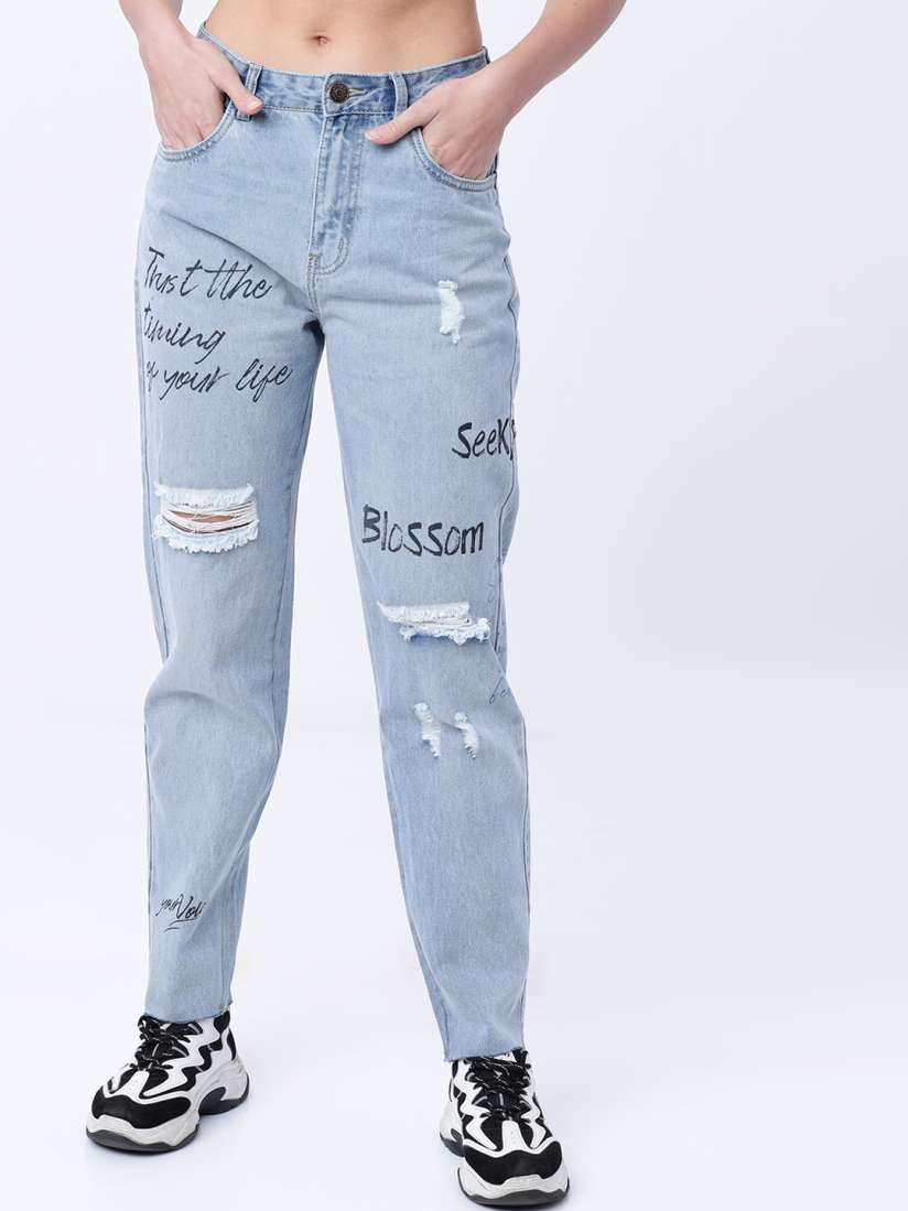 Boyfriend jeans myntra hotsell