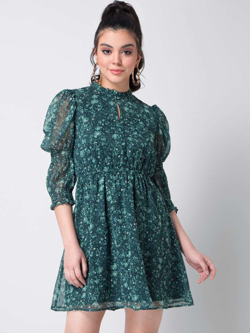 Faballey green dress shop