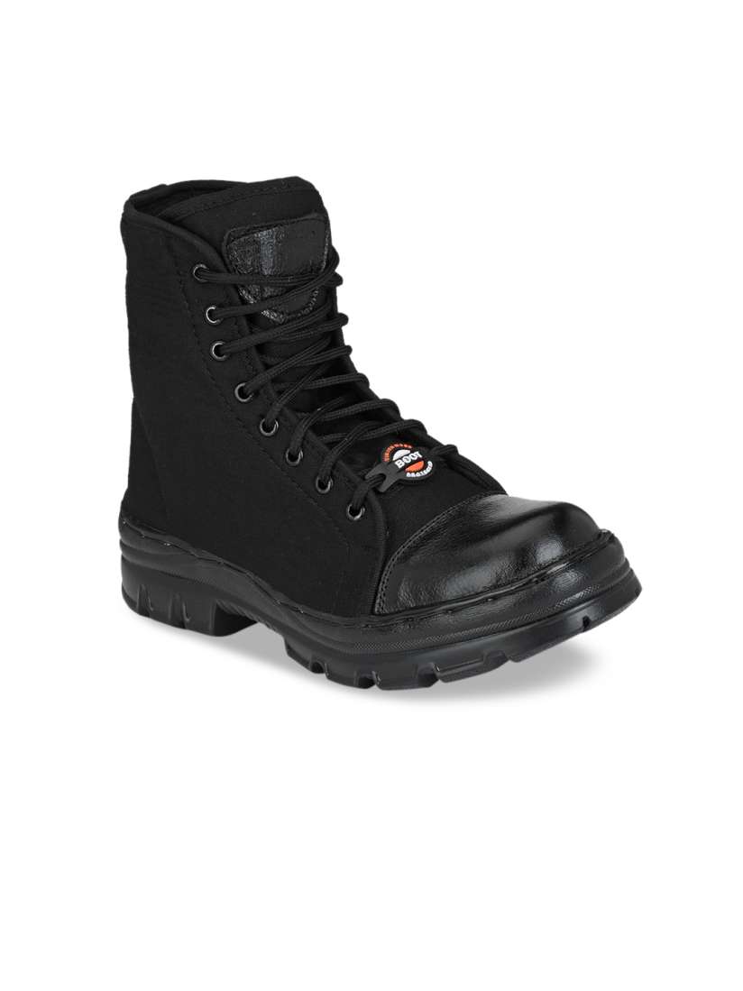 Buy TimberWood Men Black Leather Flat Boots Casual Shoes for Men 13751888 Myntra