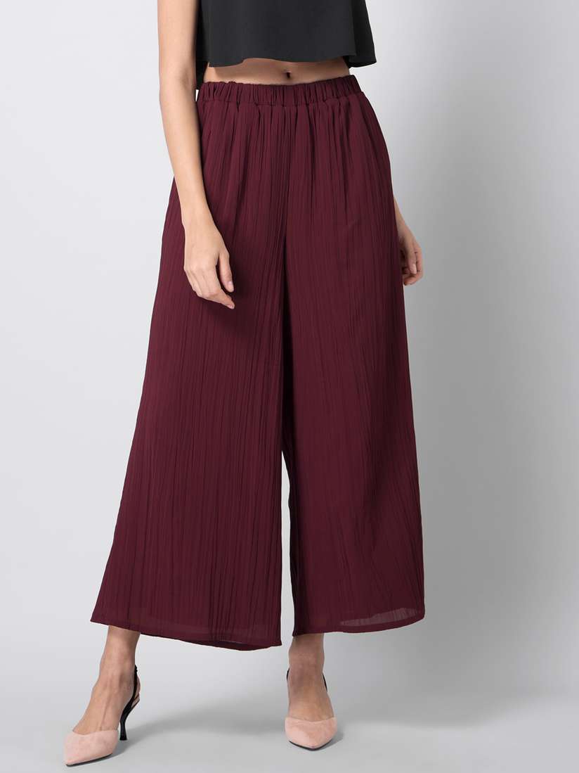 palazzo pants with top myntra