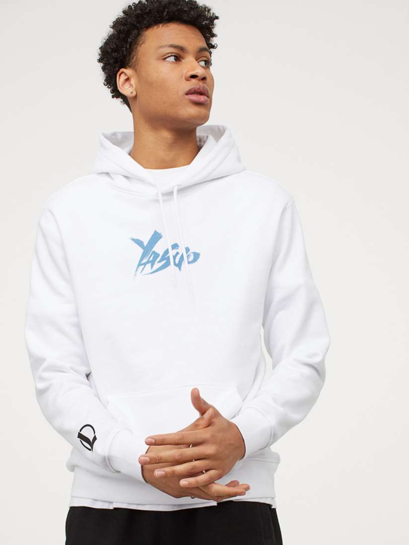 Buy H M Men White Printed Regular Fit Hoodie Sweatshirts for Men 13758882 Myntra
