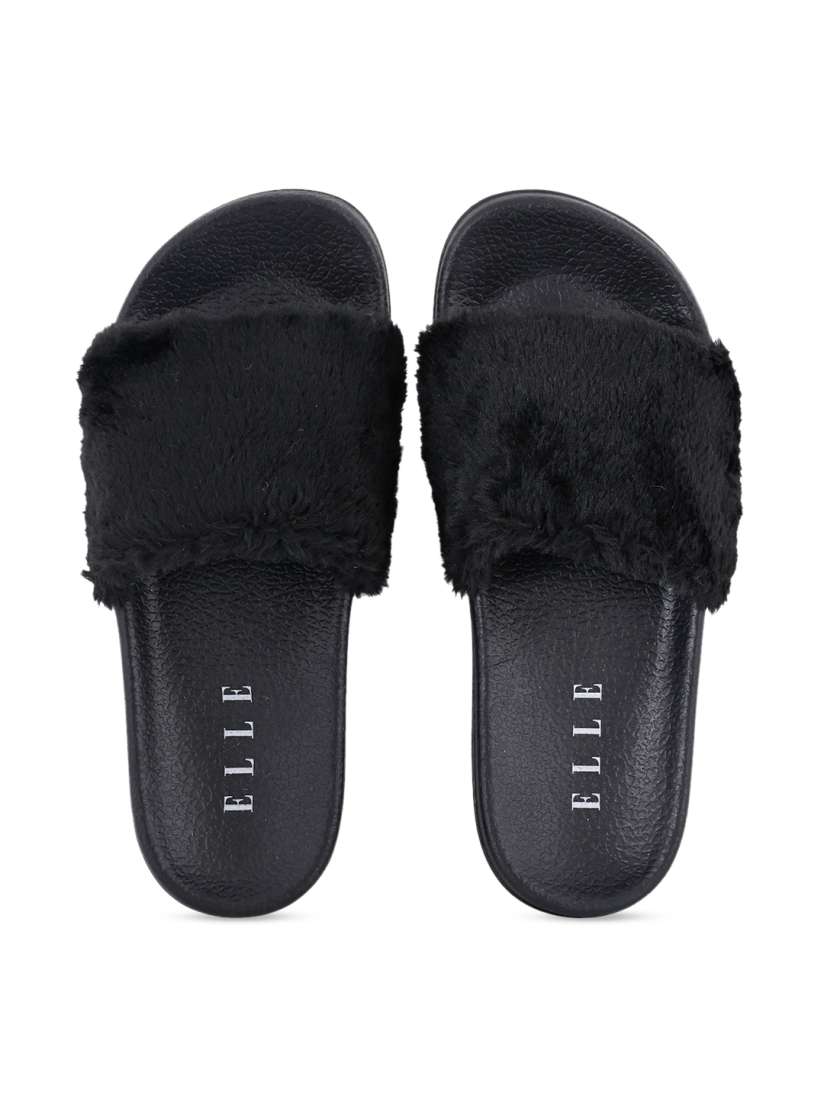 Fur sliders womens discount