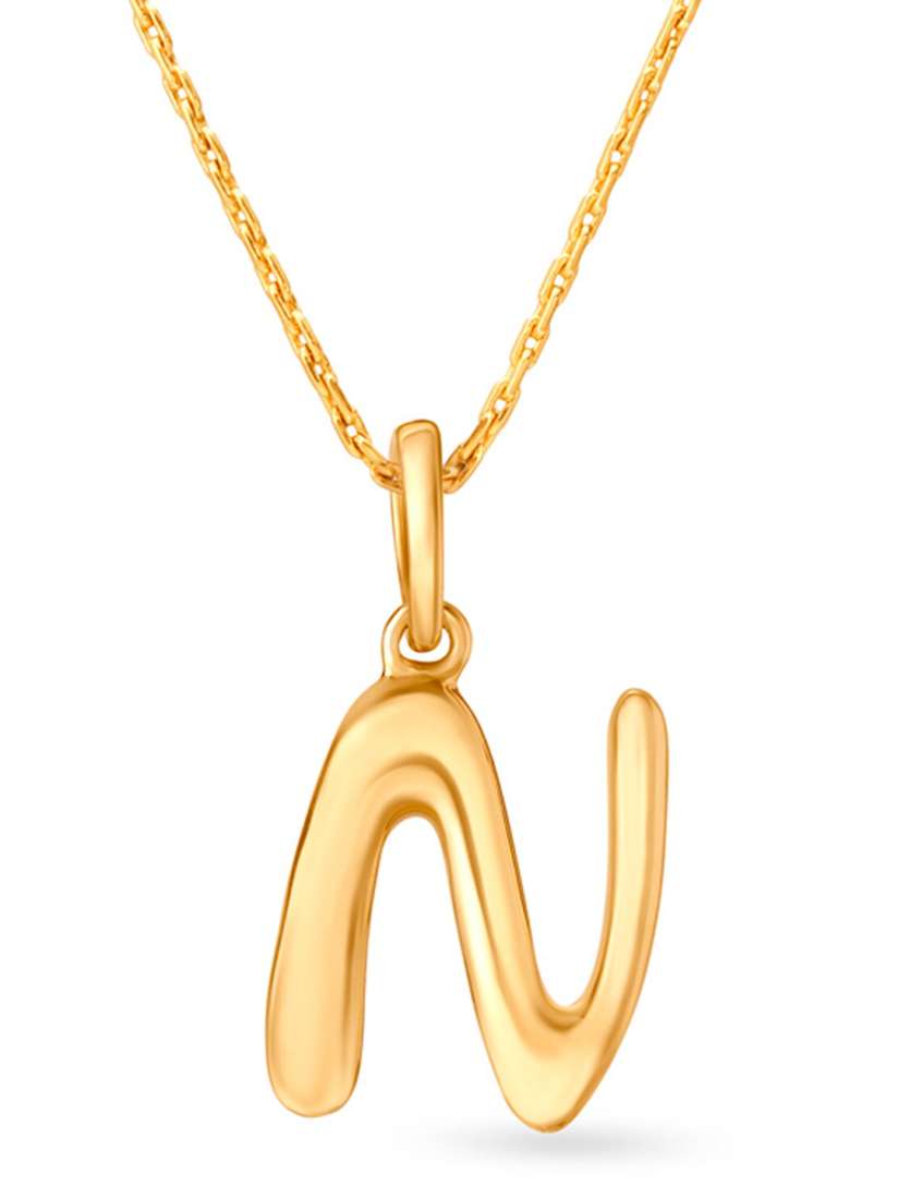 Tanishq alphabet pendant deals