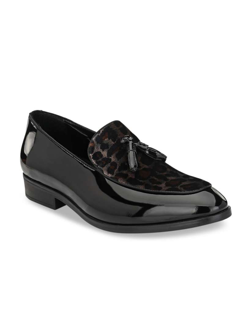 Buy San frissco Men Panther Black Loafer Faux Leather Casual Shoes Casual Shoes for Men 13776662 Myntra