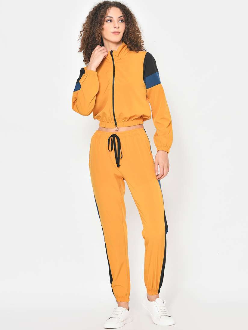 Yellow and black tracksuit womens cheap