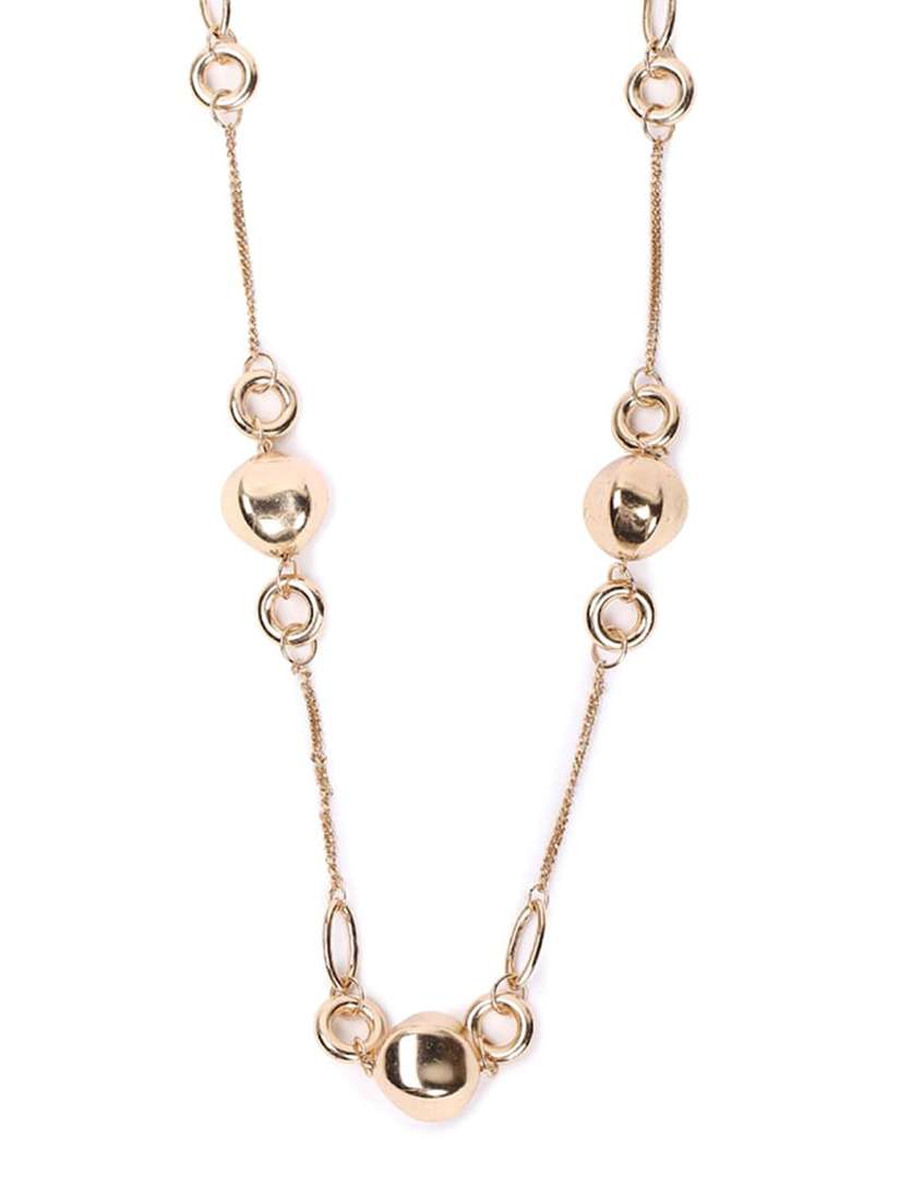 Buy FOREVER 21 Gold-Toned Toggle Necklace Necklace and Chains