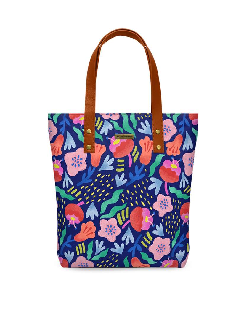 Buy DailyObjects Multicoloured Printed Tote Bag Handbags for
