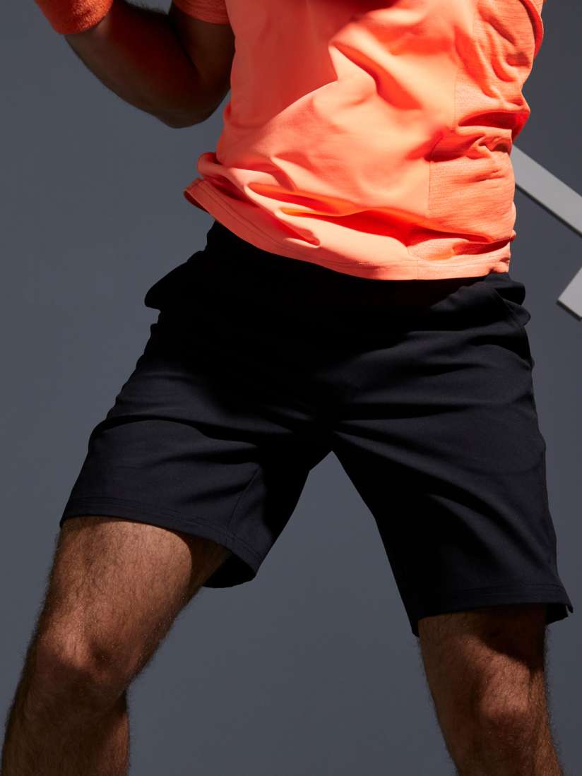 Buy Artengo By Decathlon Men Black Solid Regular Fit Tennis Shorts Shorts for Men 13961204 Myntra