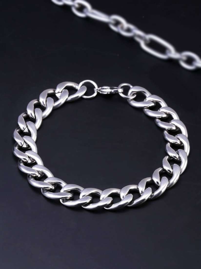 Yellow chimes stainless steel rhodium bracelet top