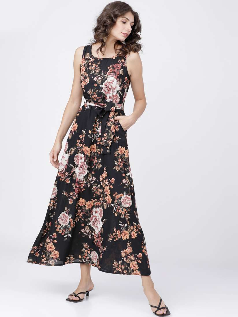 Tokyo talkies maxi dresses on myntra top