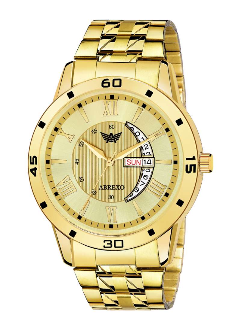 Buy Abrexo Men Gold Toned Analogue Watch Abx1229 Golden Watches for Men 14015648 Myntra
