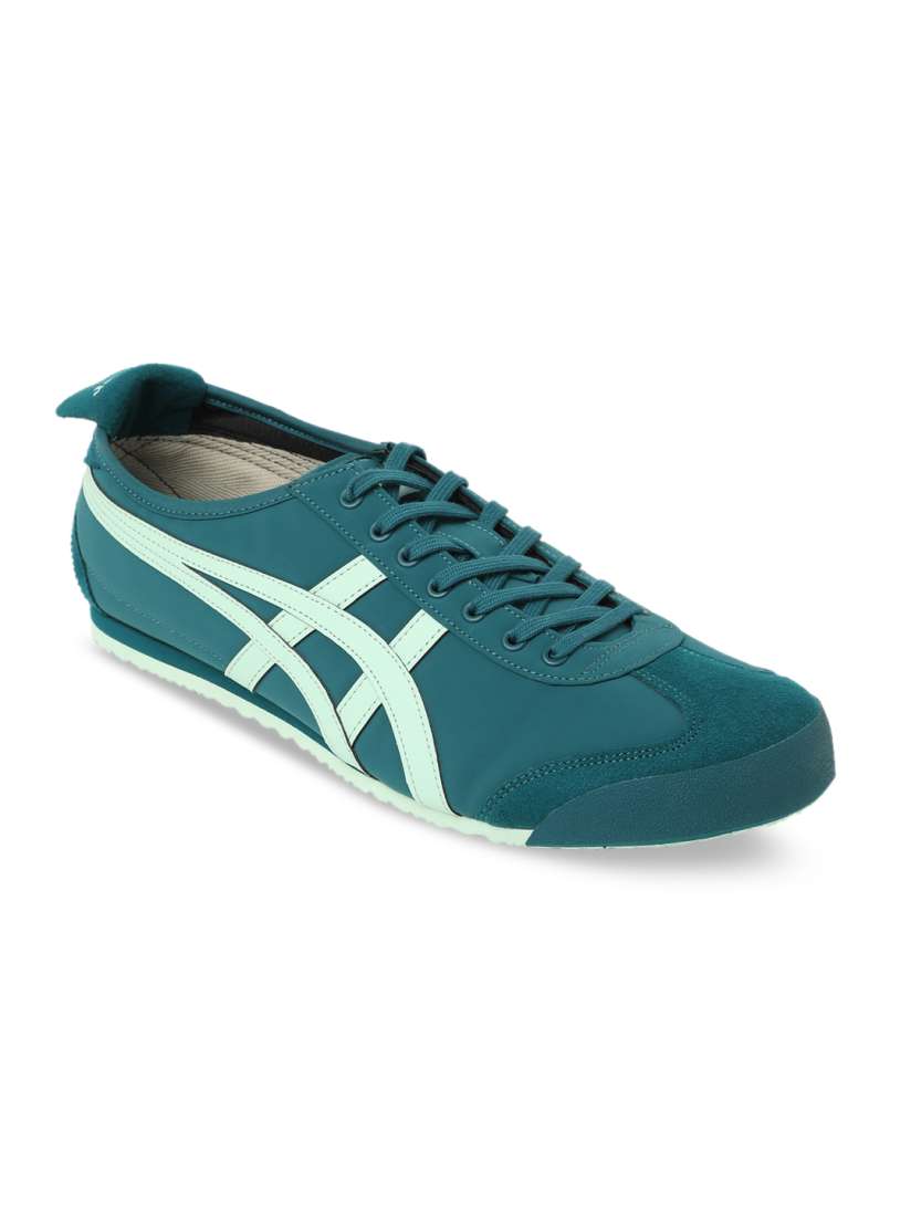 Buy Onitsuka Tiger Unisex Teal Green Colourblocked Sneakers Mexico 66 Casual Shoes for Unisex 14103532 Myntra