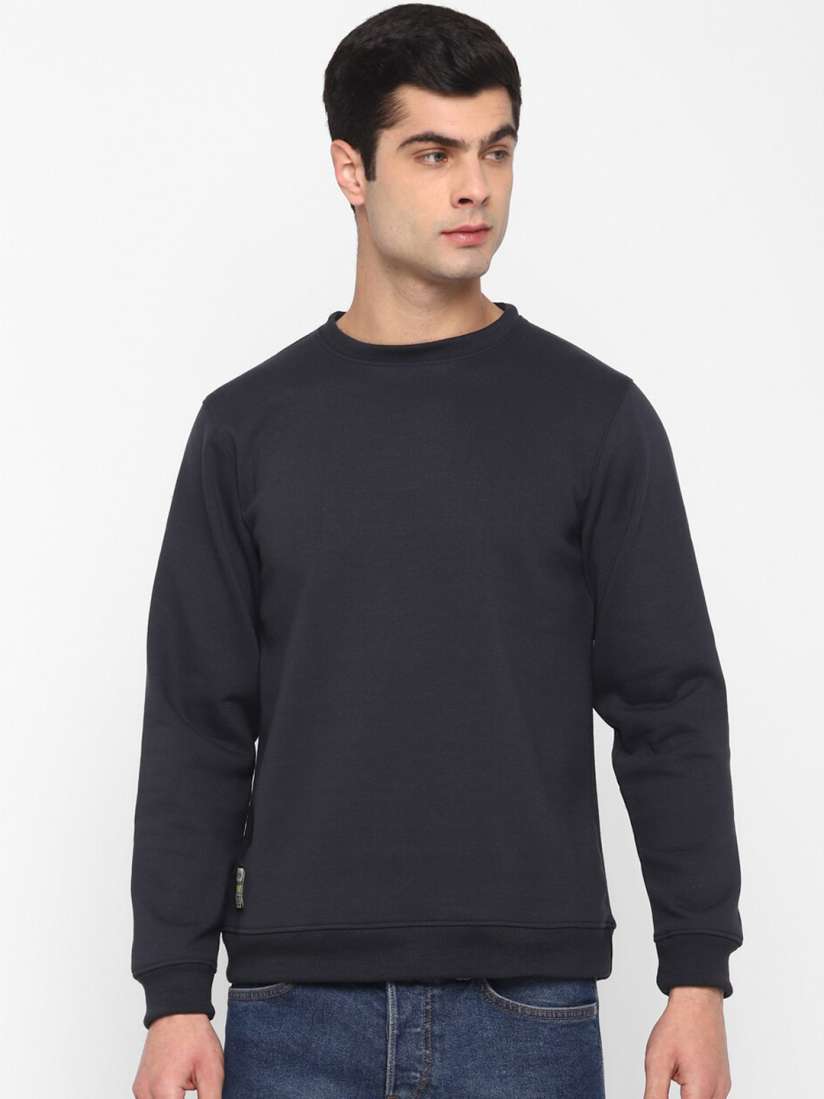 Buy American Crew Men Navy Blue Solid Pullover Sweatshirt Sweatshirts for Men 14129490 Myntra