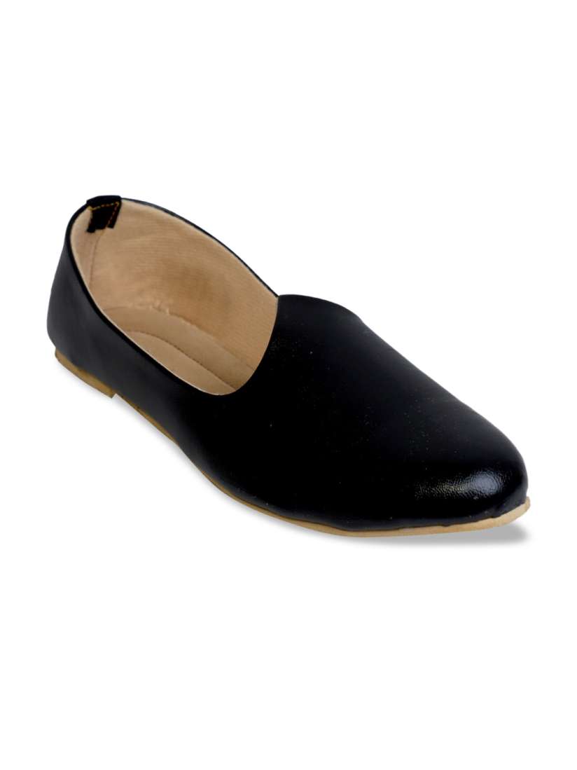 Buy PANAHI Men Black Solid Mojaris Casual Shoes for Men 14138096 Myntra