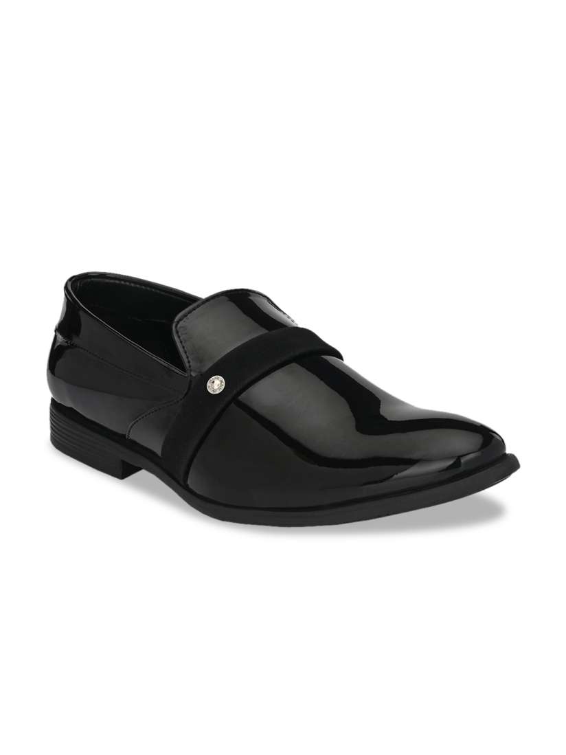 Buy Ferraiolo Men Black Solid Formal Loafers Formal Shoes for Men 14142778 Myntra