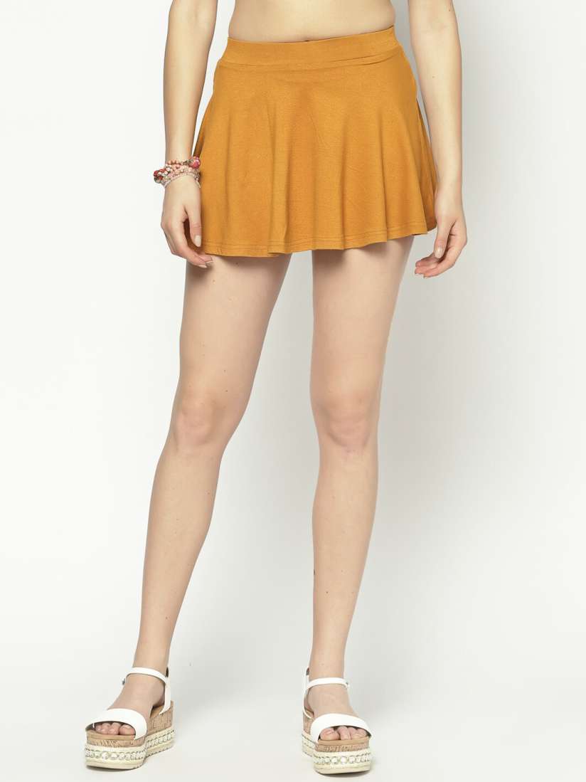 Yellow skirt myntra best sale