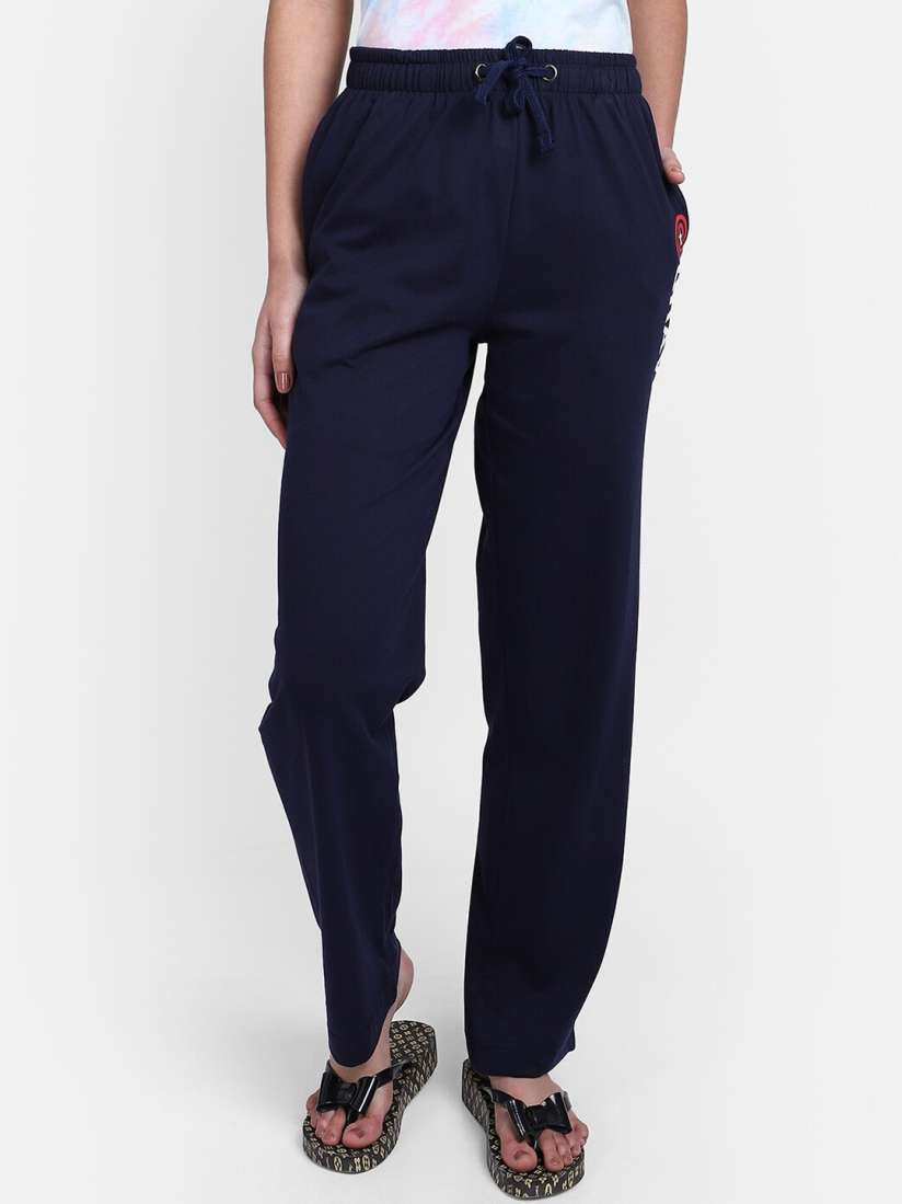 Buy Free Authority Women Navy Blue White Captain America Printed Lounge Pants Lounge Pants for Women 14021478 Myntra