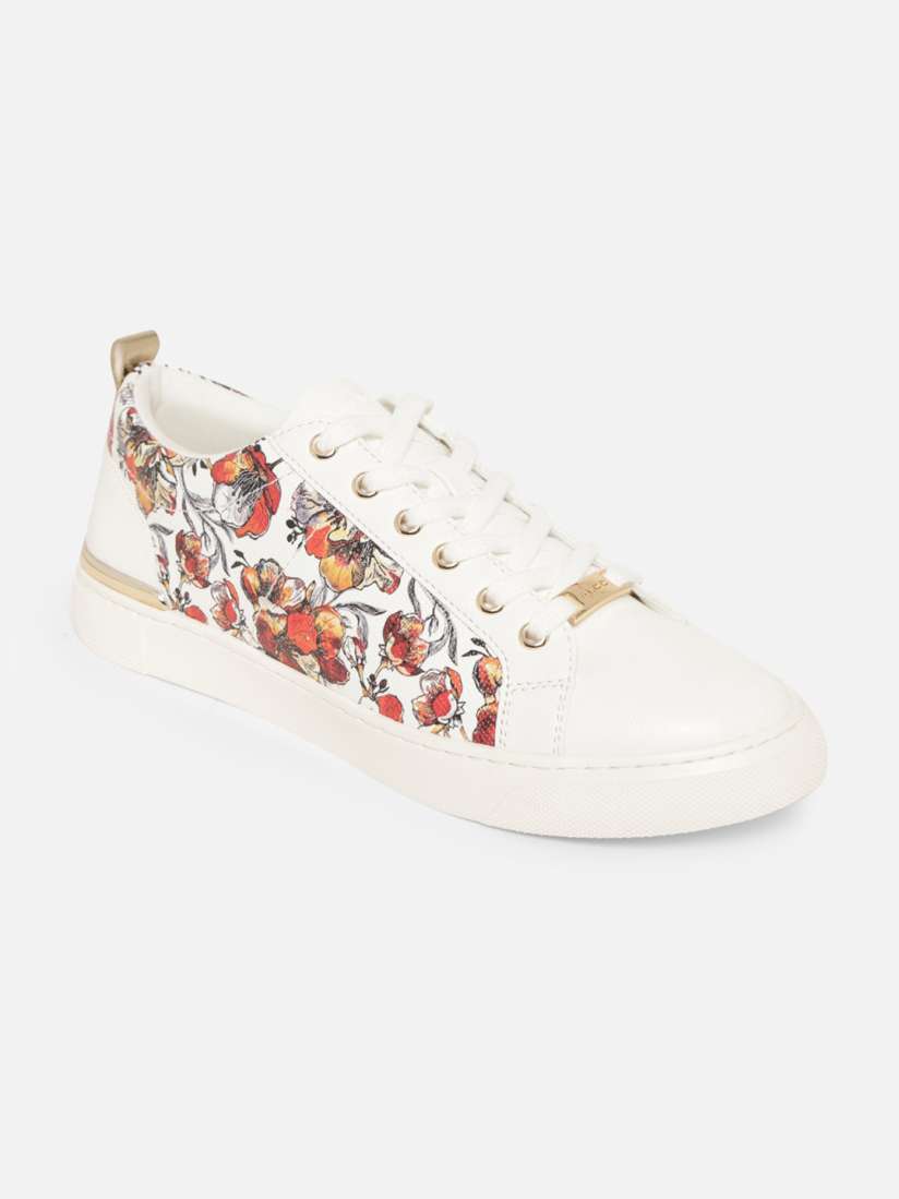 Buy ALDO Women Cream Coloured Printed Sneakers Casual Shoes for Women 14195590 Myntra