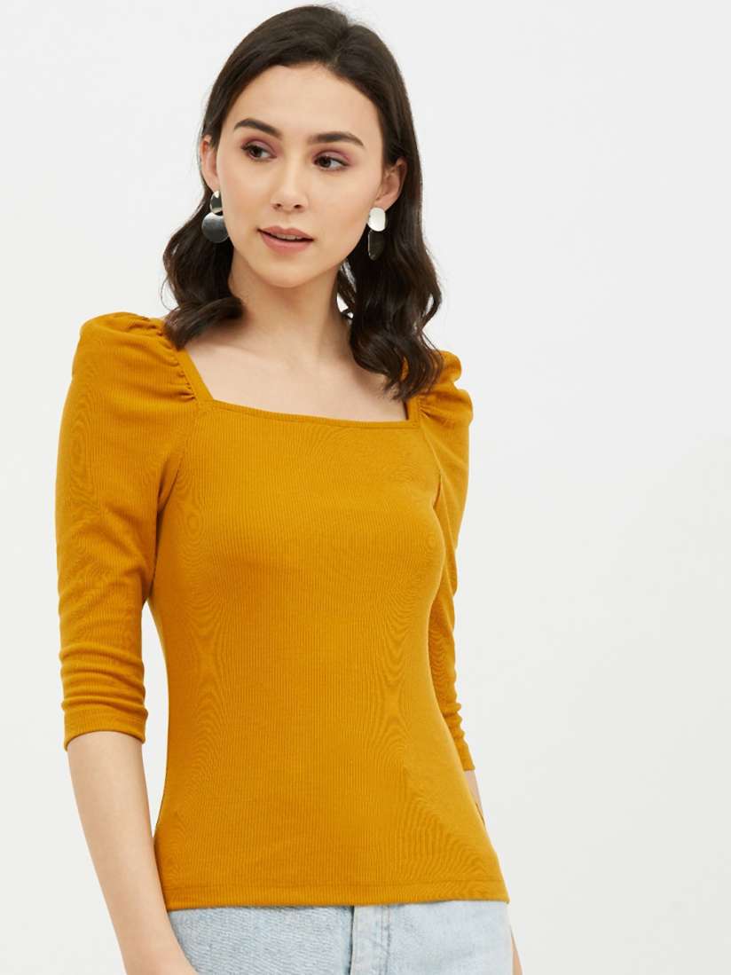 Harpa mustard yellow top store
