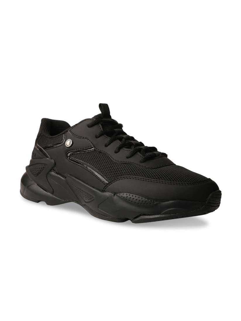 Buy North Star Men Black Woven Design PU Sneakers Casual Shoes for Men 14208828 Myntra