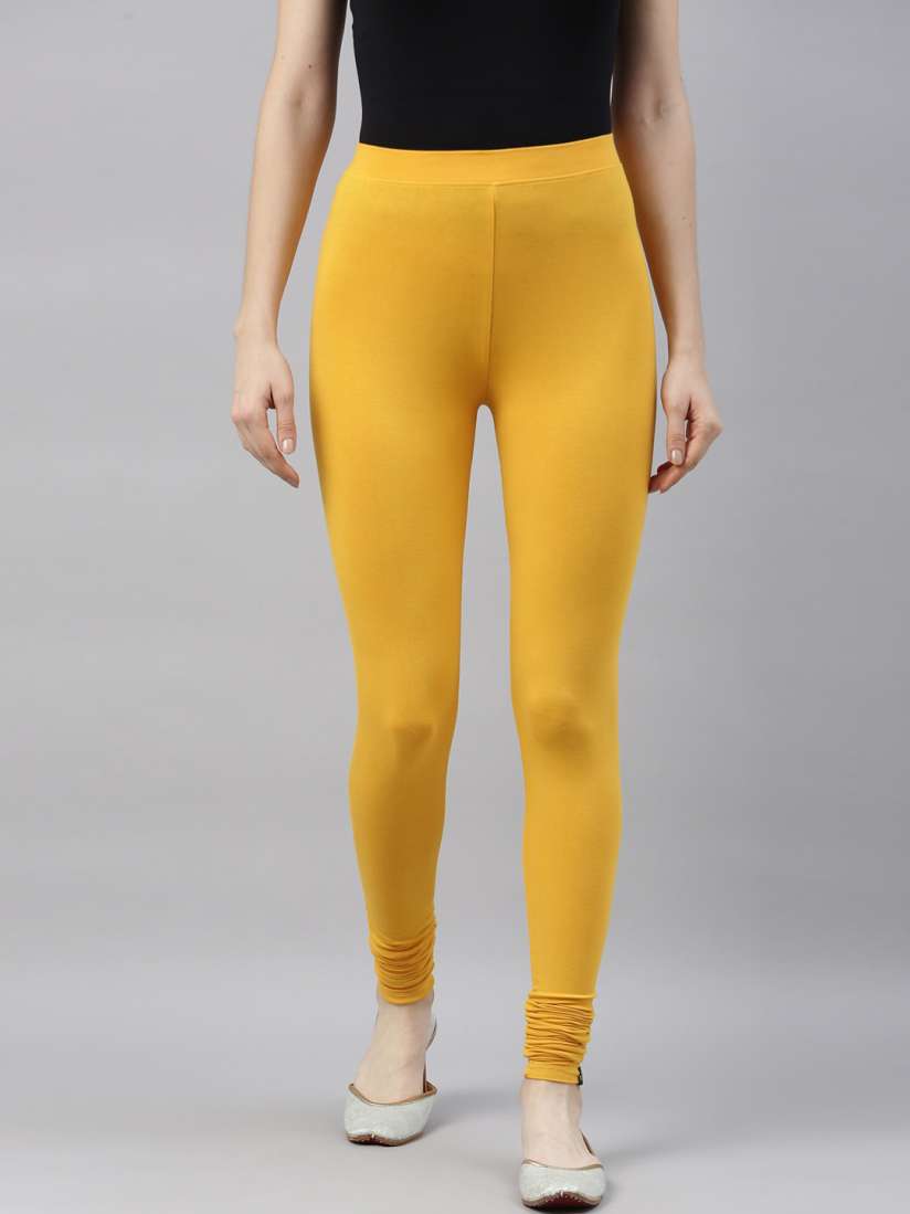 Buy TWIN BIRDS Women Mustard Yellow Solid Churidar Length Leggings Leggings for Women 14221618 Myntra