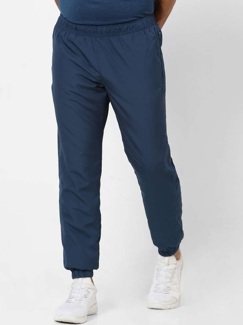 Buy Domyos by Decathlon Men Solid Blue Slim Fit Fitness Trackpant with Zip Pocket Track Pants for Men 14226244 Myntra