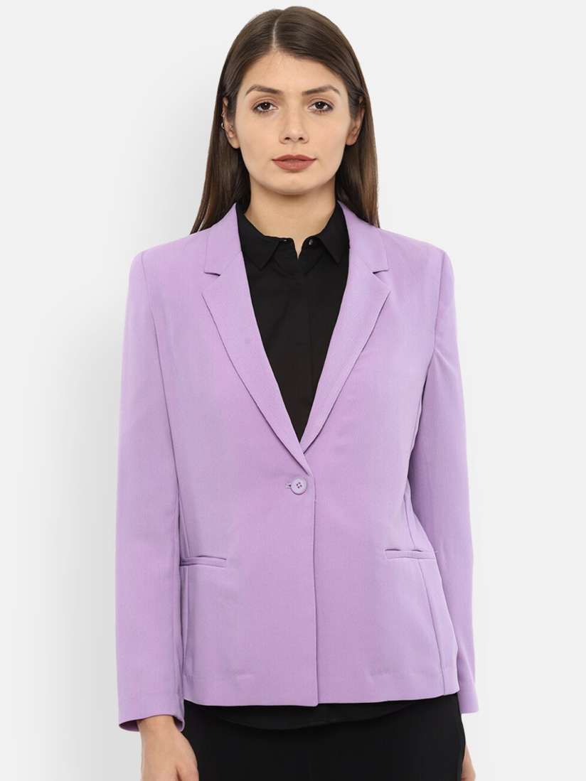 Ladies purple blazer top