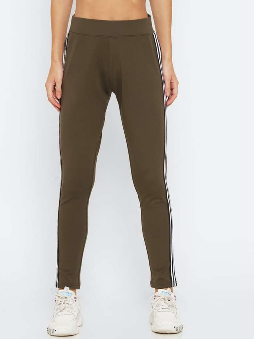 Buy FOREVER 21 Women Olive Green Solid Classic Knit Leggings Leggings for Women 14049514 Myntra